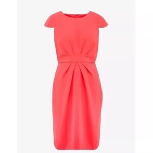 JCrew Crepe Pleated Shift Dress